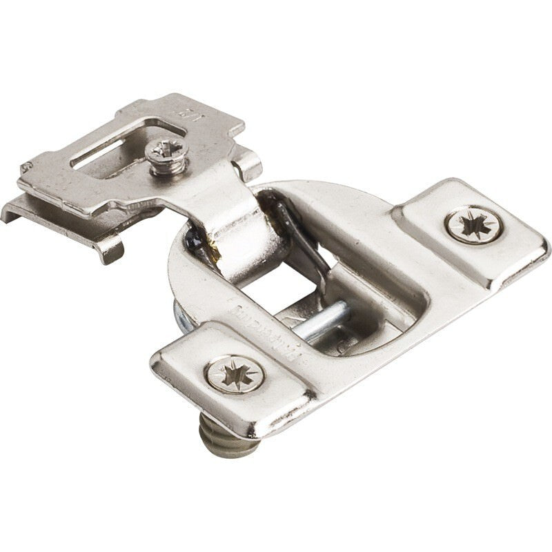 Hardware Resources Economical 1/2" Overlay Self-close Cam Adjustable Face Frame Compact Hinge with 8 mm Dowels