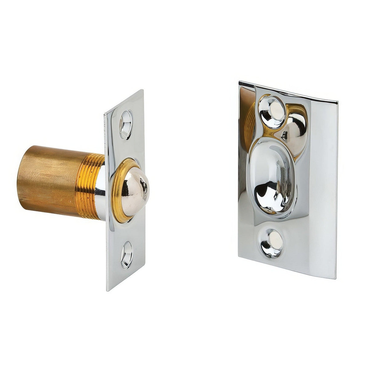 Ives 347B26 polished chrome ball catch