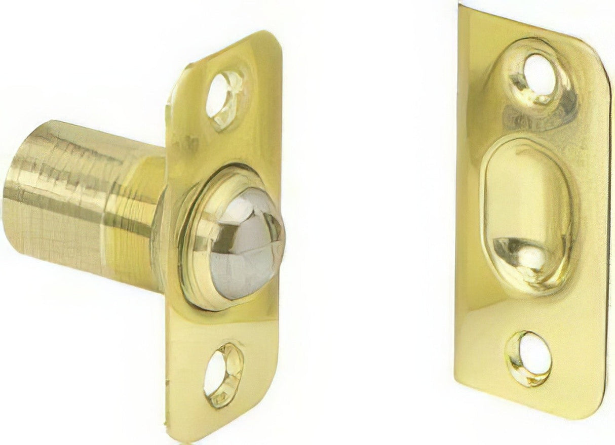 Ives 349B3 polished brass ball catch