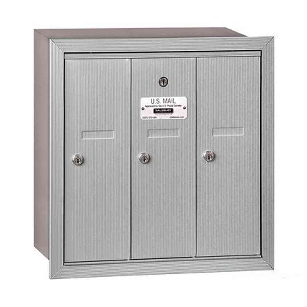 Salsbury Industries 3503ARP aluminum vertical mailbox private access