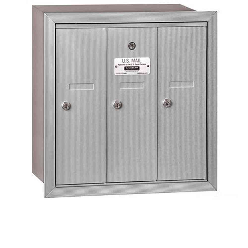 Salsbury Industries 3503ARU aluminum vertical mailbox usps access