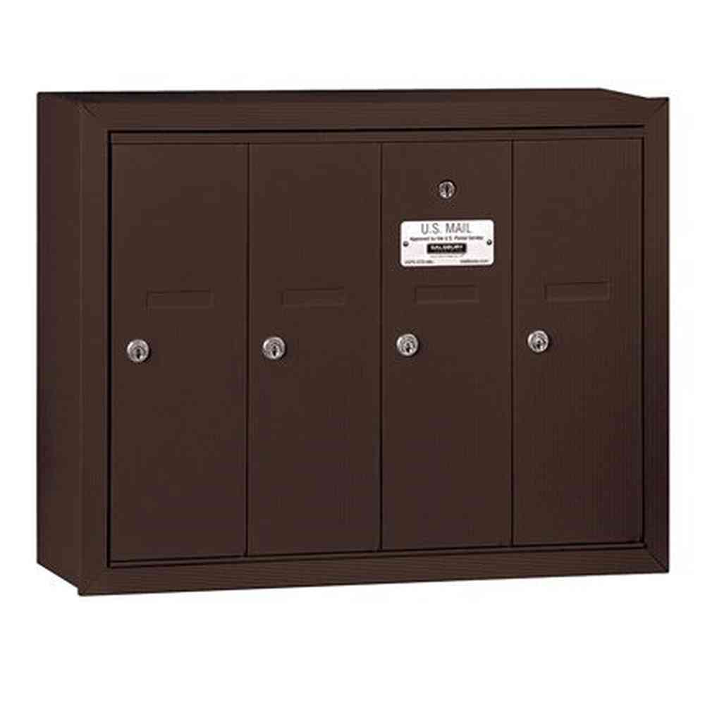 Salsbury Industries 3504ZSU bronze vertical mailbox usps access