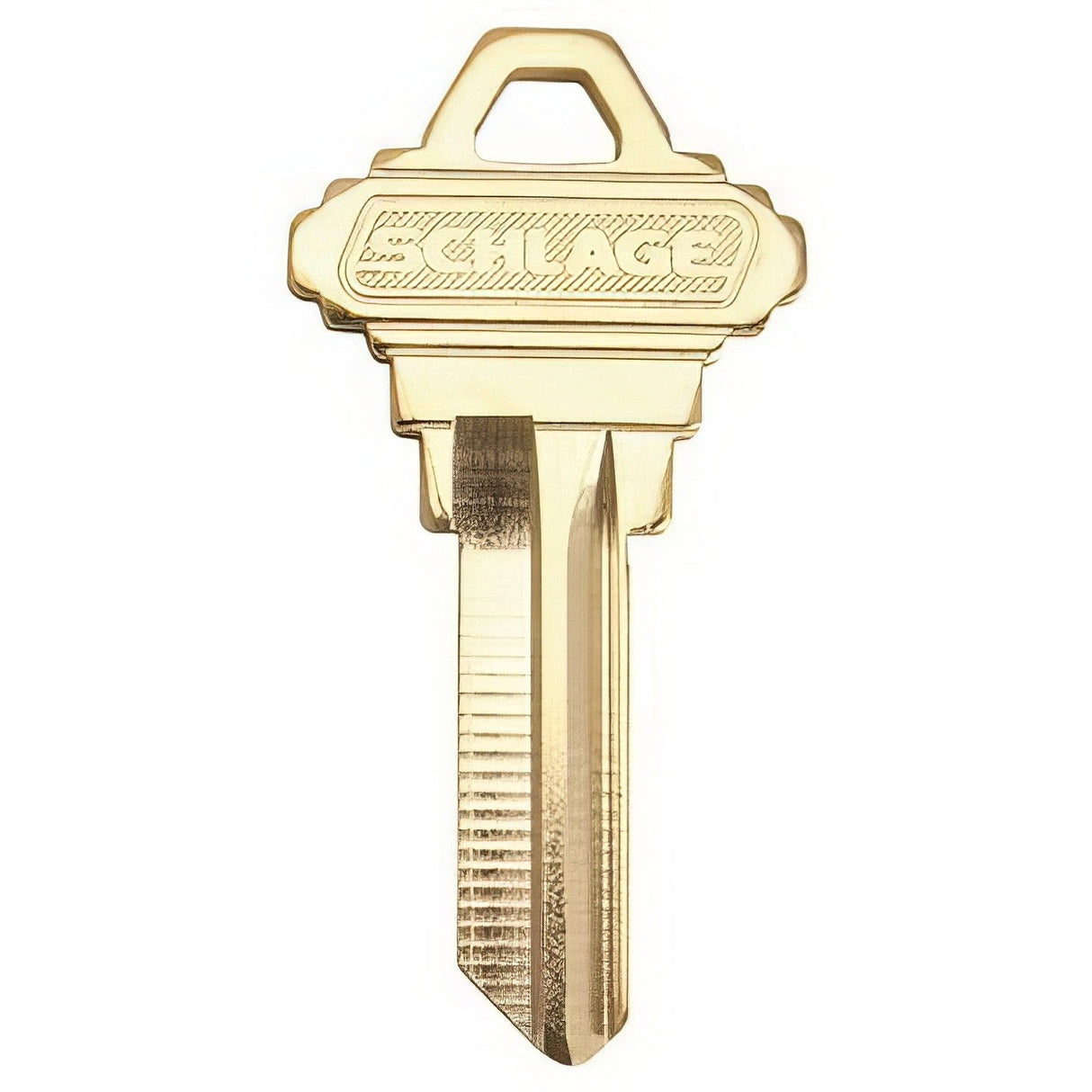Schlage 35101C key blank, front view