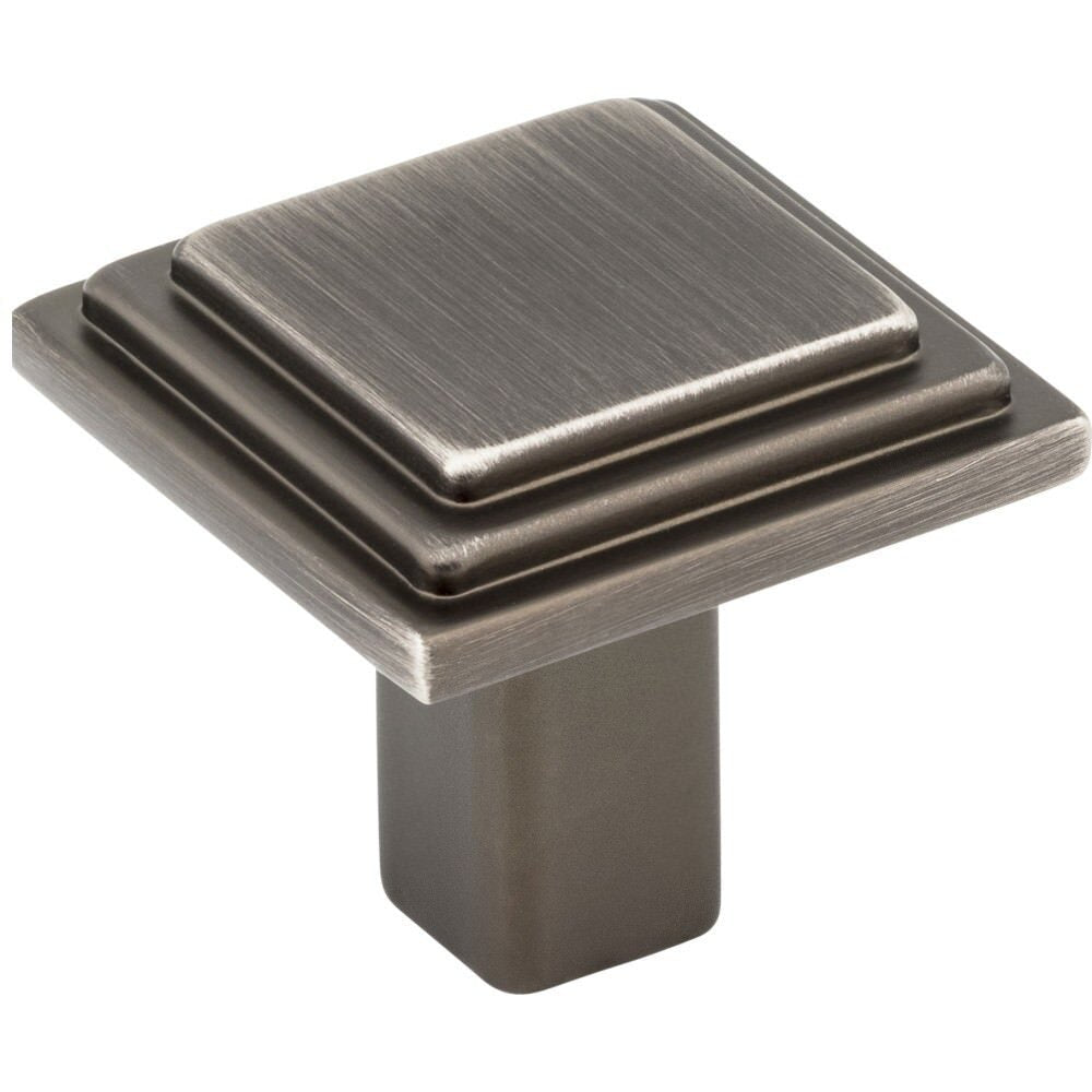 Elements 351BNBDL 351 Calloway 1-1/8" Zinc Square Cabinet Knob Brushed Pewter