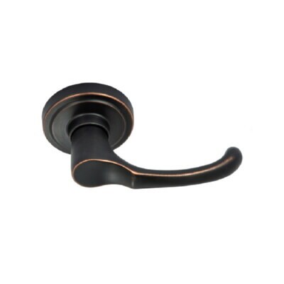 Better Home Products 56115SN Diamond Heights Passage Door Lever Matte Black