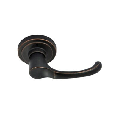 Better Home Products 56215SN Diamond Heights Privacy Door Lever Matte Black