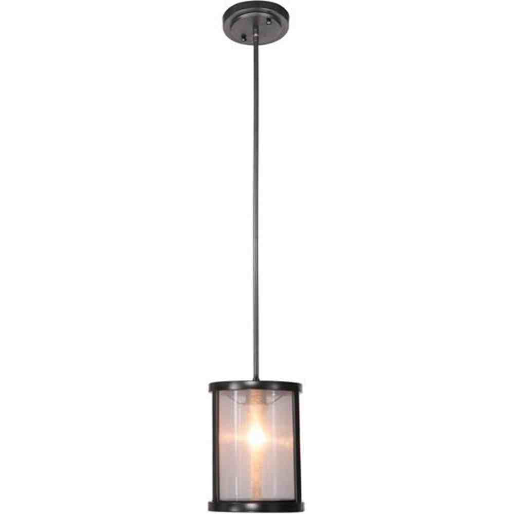 Craftmade 36791-MBK matte black mini pendant