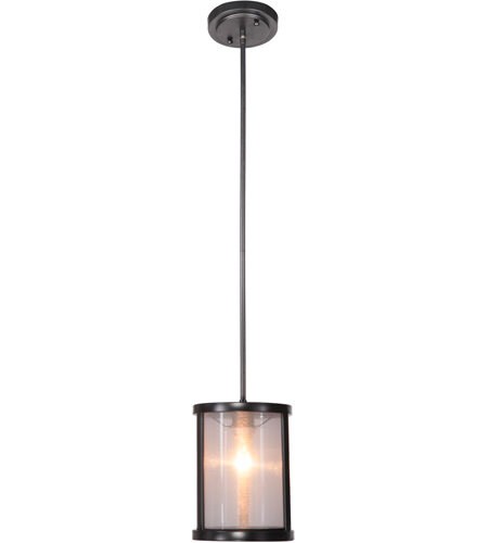 Craftmade 36791-MBK Danbury 1 Light Mini Pendant in Matte Black