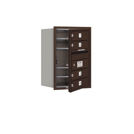 Salsbury Industries 3706S-04ZFU horizontal mailbox usps access, additional view