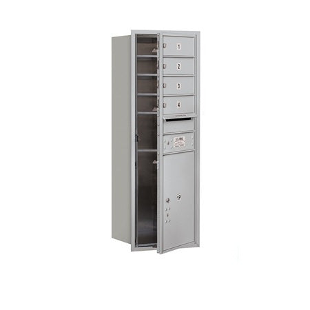 Salsbury Industries 3711S-04AFP horizontal mailbox private access, additional view