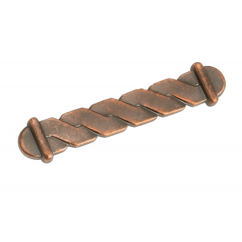 Laurey 38907 389 Galley 3" Solid Brass Cabinet Pull Antique Copper