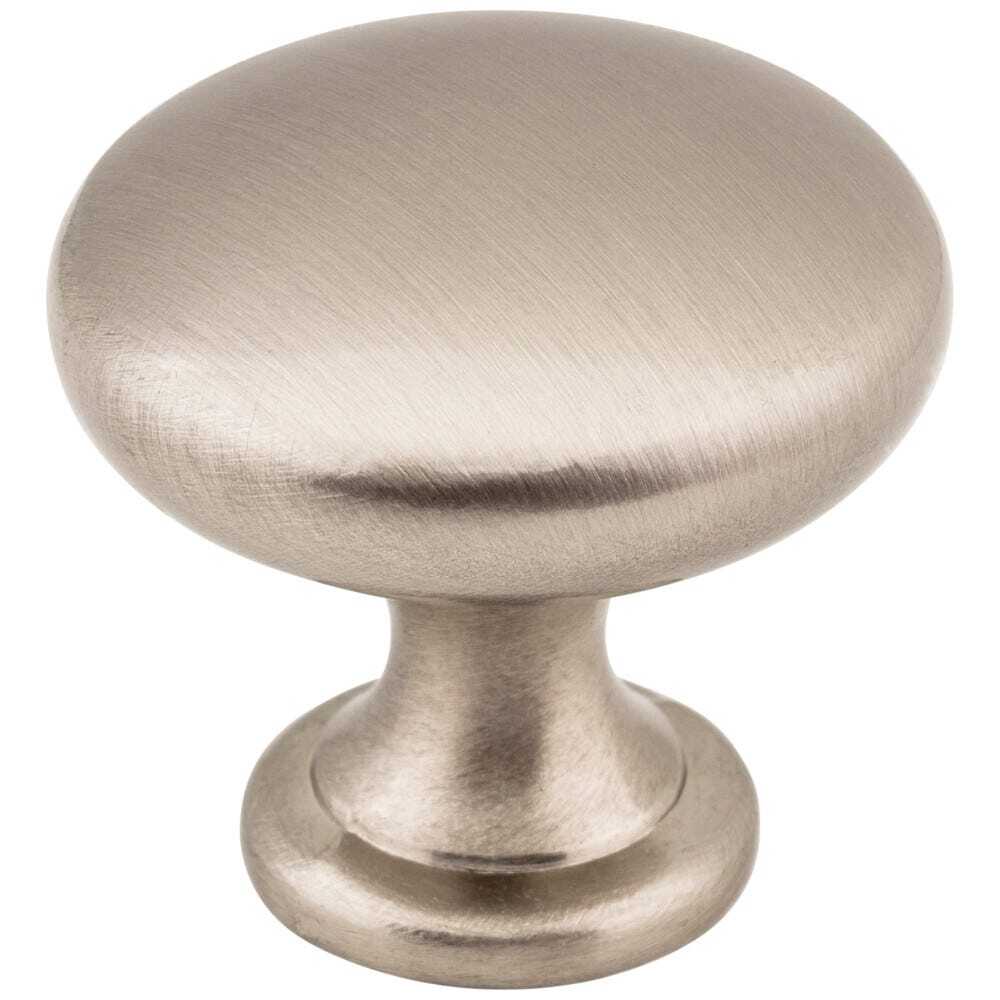 Elements 3910-SN-30 satin nickel mushroom cabinet knob