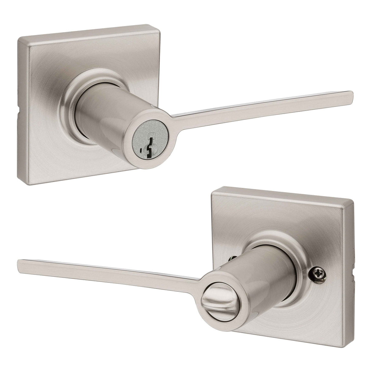 Kwikset 405LRLSQT Ladera Lever in Satin Nickel