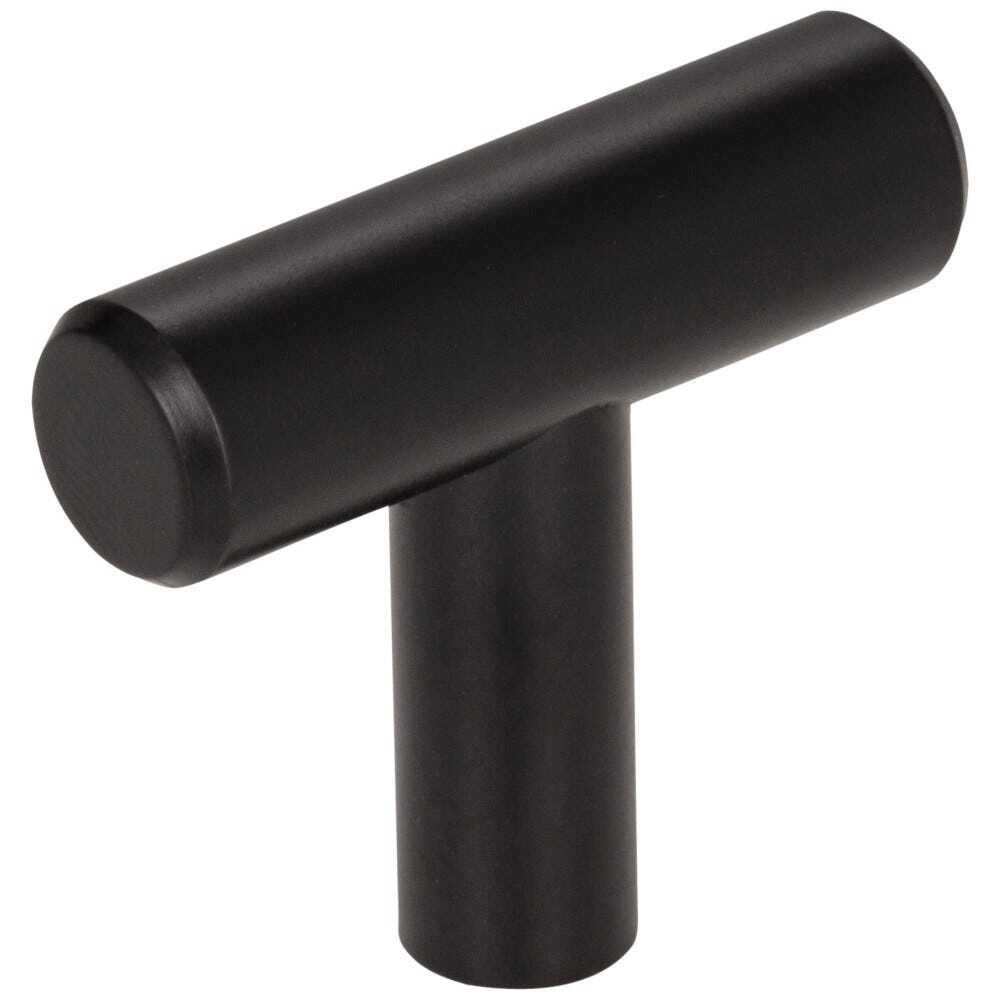 Elements 40MB-30 matte black t shaped cabinet knob