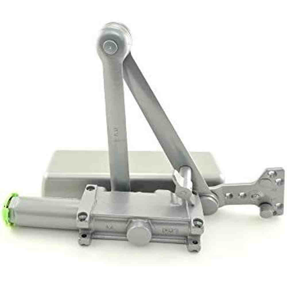 LCN 4111HCUSHALRH aluminum hold open cush push side mount door closer