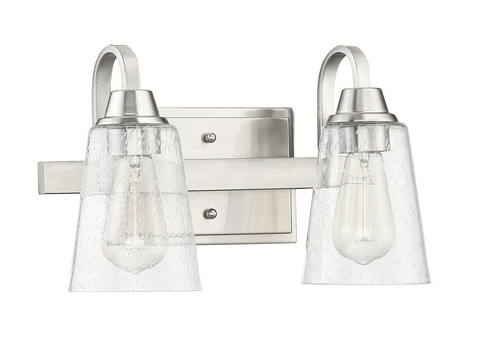 Craftmade 41902-BNK-CS brushed polished nickel vanity