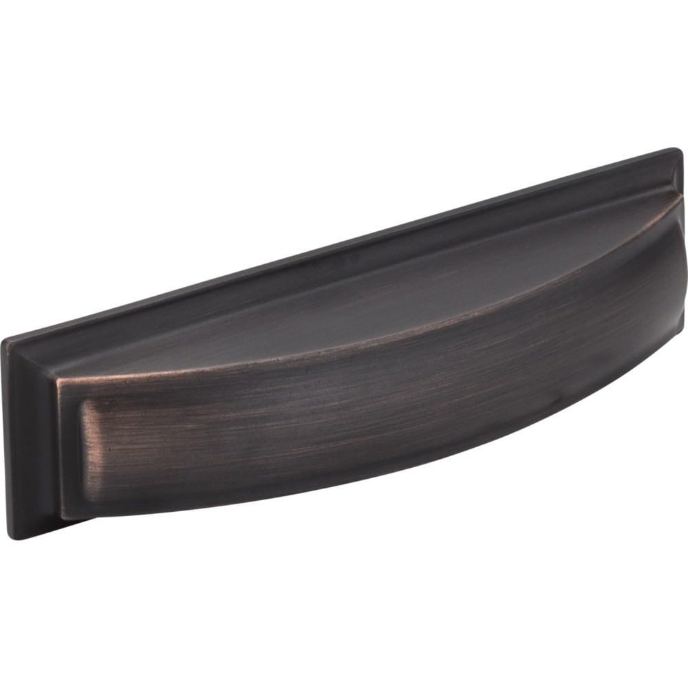 Jeffrey Alexander 436-96DBAC brushed oil rubbed bronze cup pull