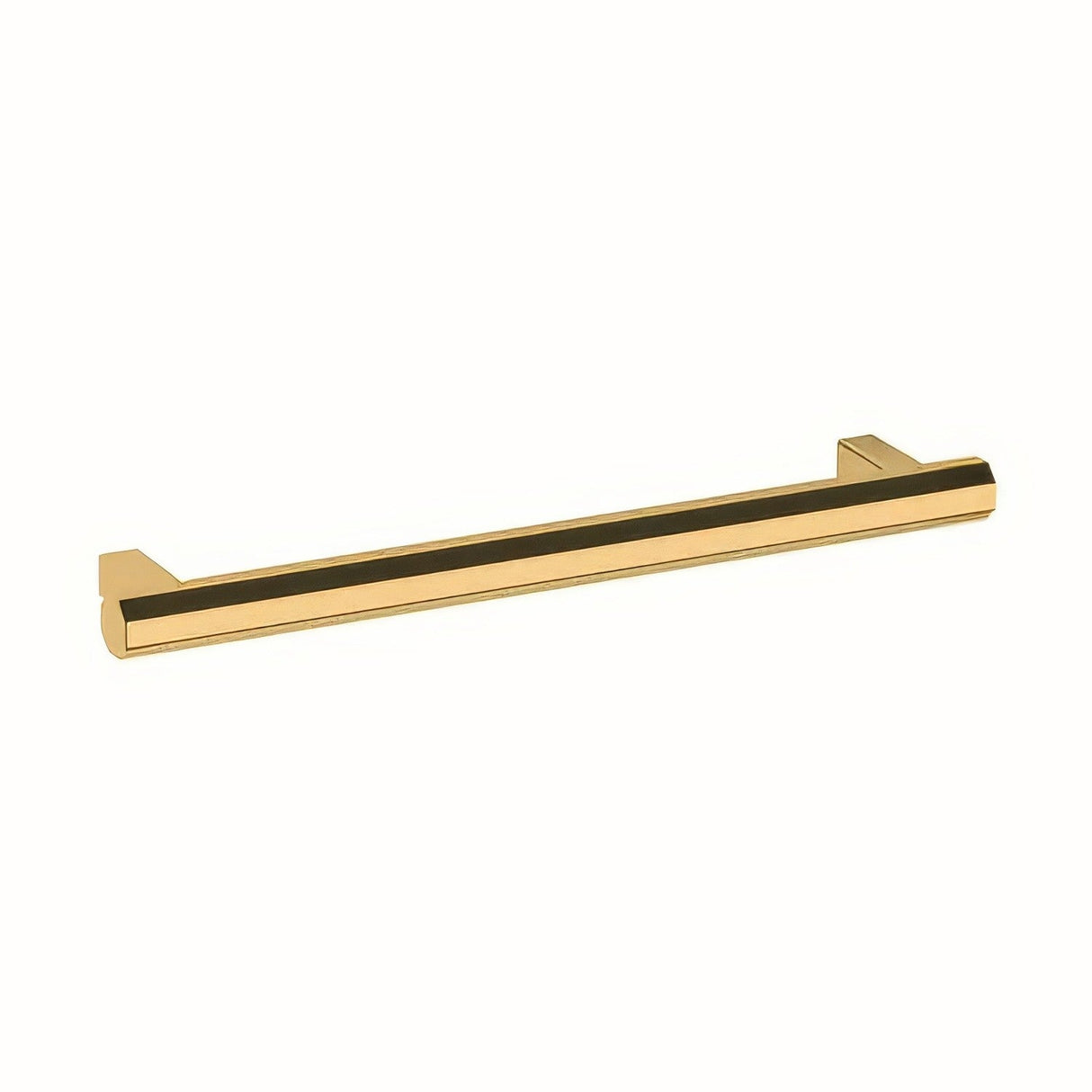 Baldwin 4418031 unlacquered brass octagonal cabinet pull