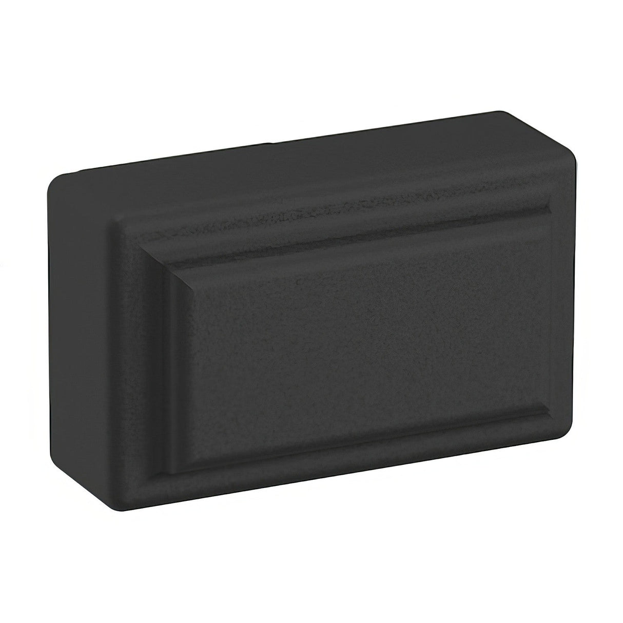 Baldwin 4425190 satin black rectangular cabinet knob