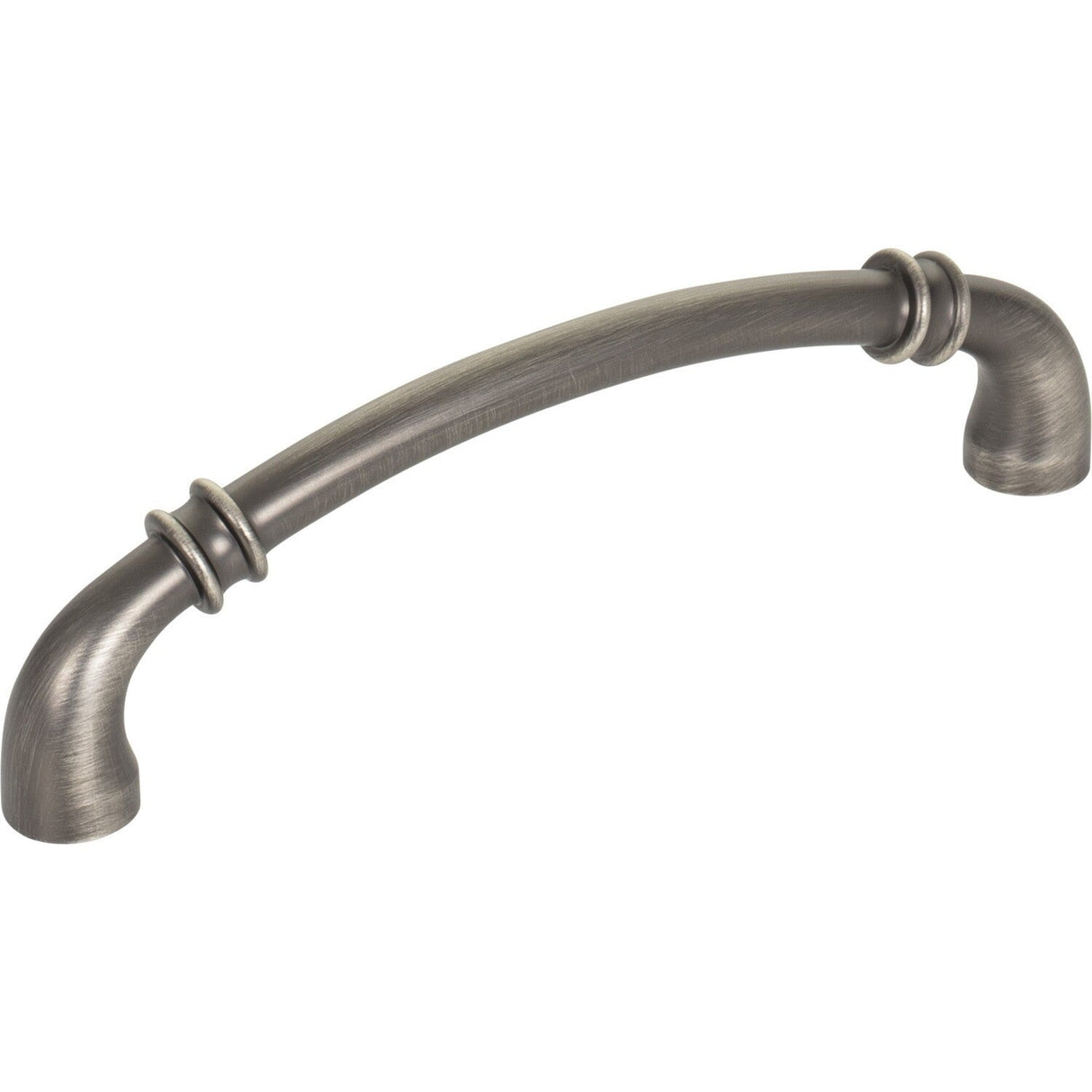 Jeffrey Alexander 445-128BNBDL brushed pewter cabinet drawer pull