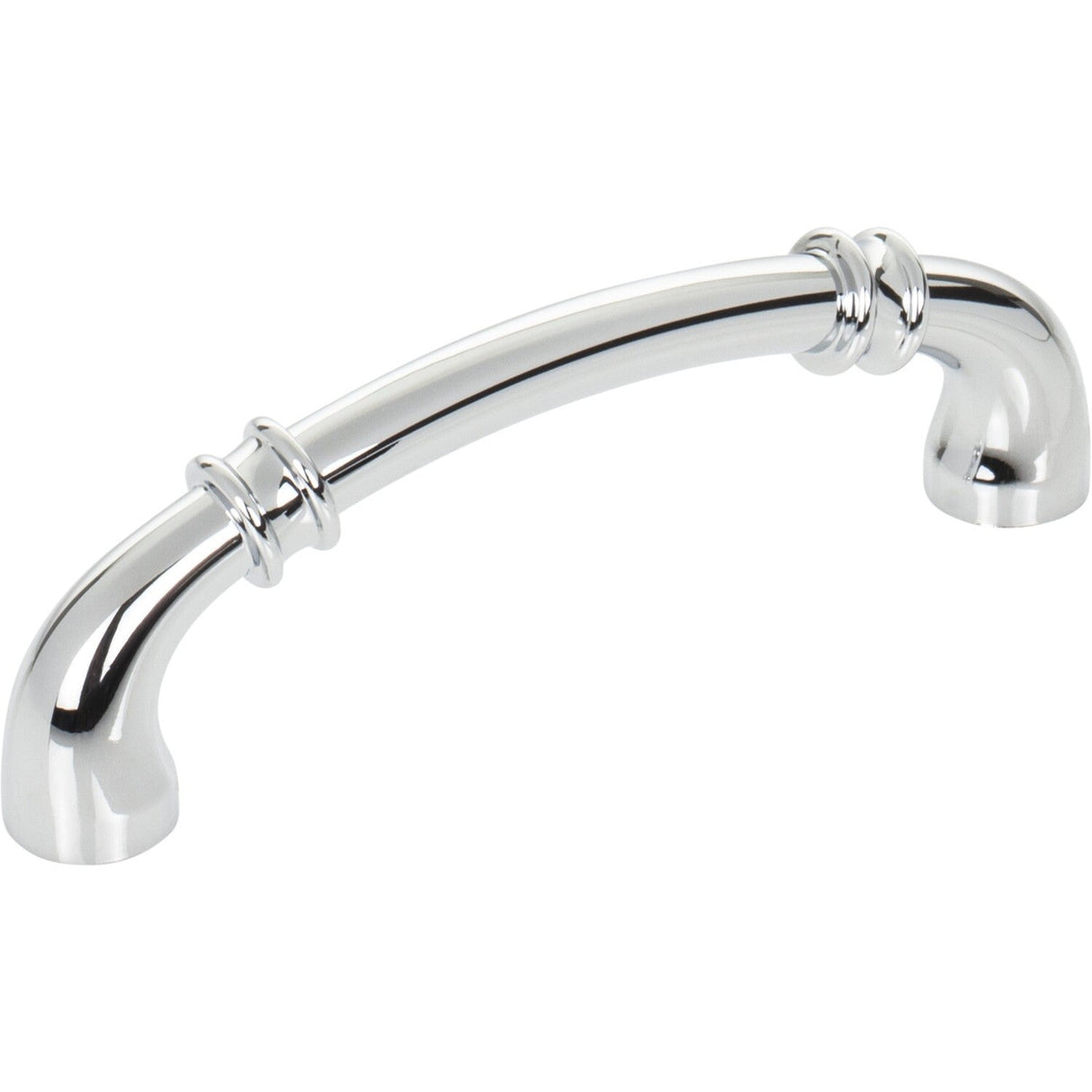 Jeffrey Alexander 445-96PC polished chrome cabinet drawer pull
