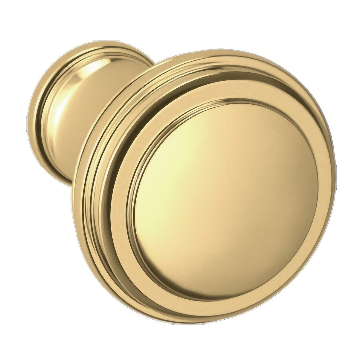 Baldwin 4454003 lifetime brass round cabinet knob