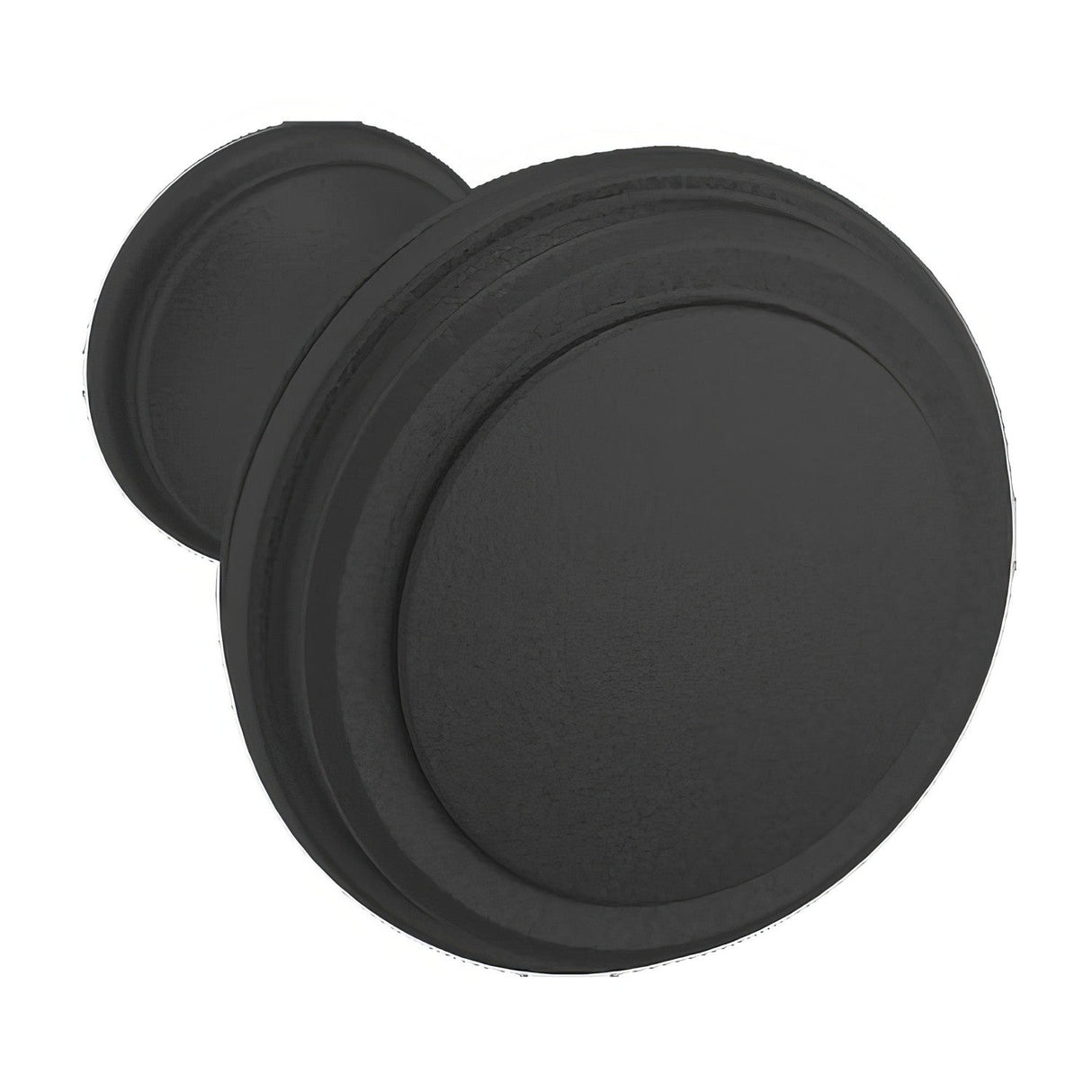 Baldwin 4454190 satin black round cabinet knob