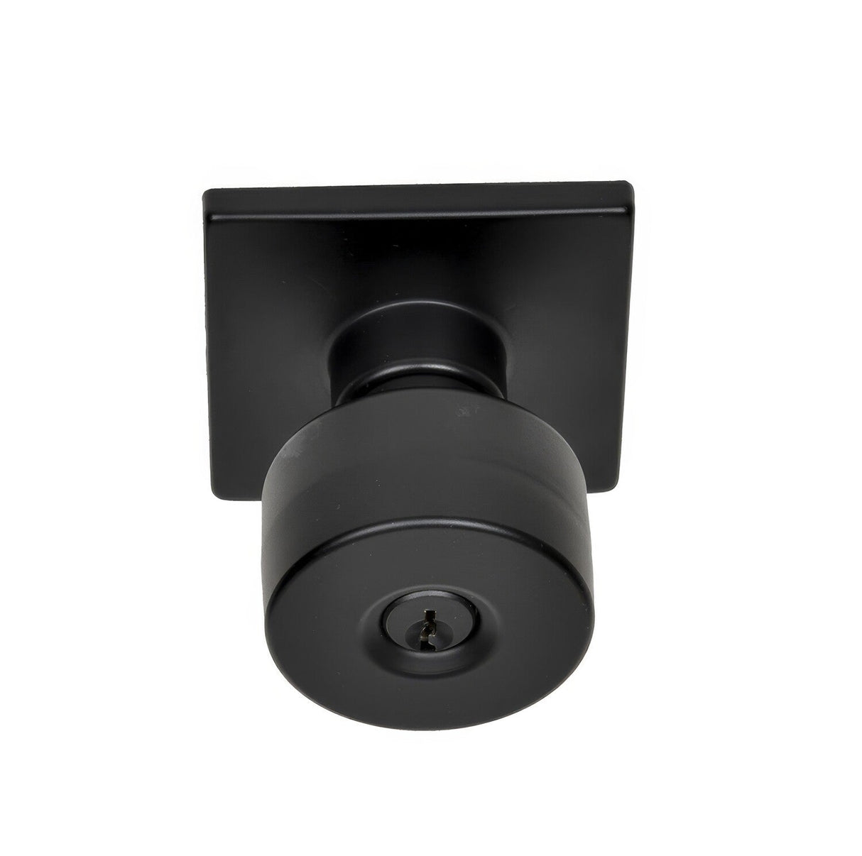 Better Home Products 44544BLK matte black keyed entry door knob