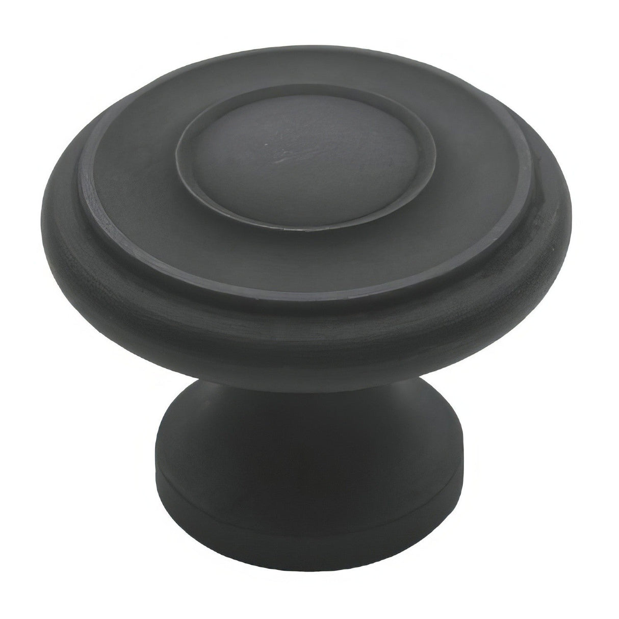Baldwin 4491190 satin black mushroom cabinet knob