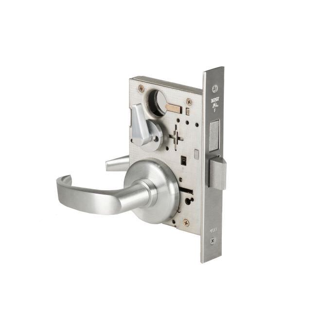 Best Access 45H0L14H626RH Mortise Lock Privacy 14 Lever with H Rose Right Hand