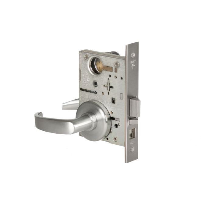 Best Access 45H7A14H626RH Mortise Lock 7 Pin Office 14 Lever with H Rose Right Hand