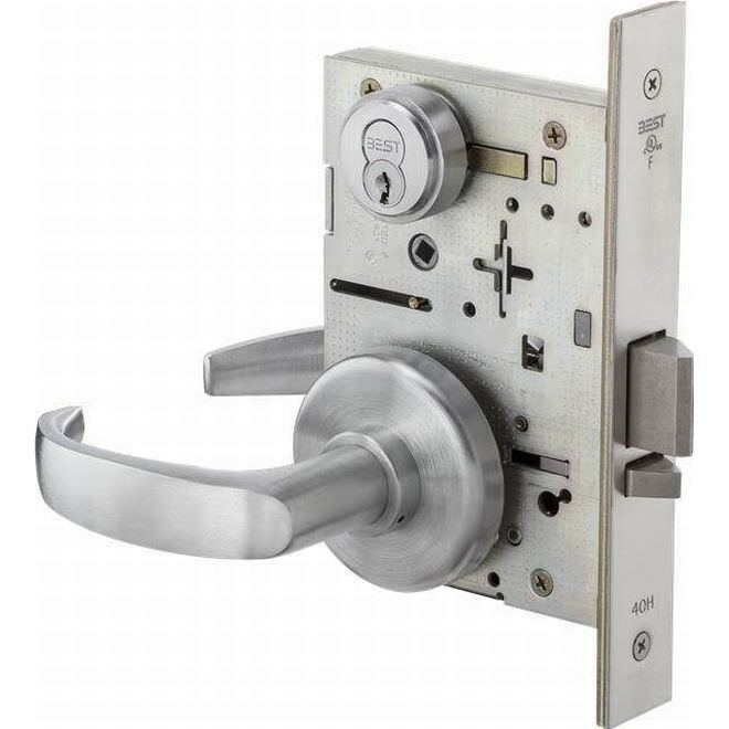Best Access 45H7R14H626RH Mortise Lock 7 Pin Classroom 14 Lever with H Rose Right Hand