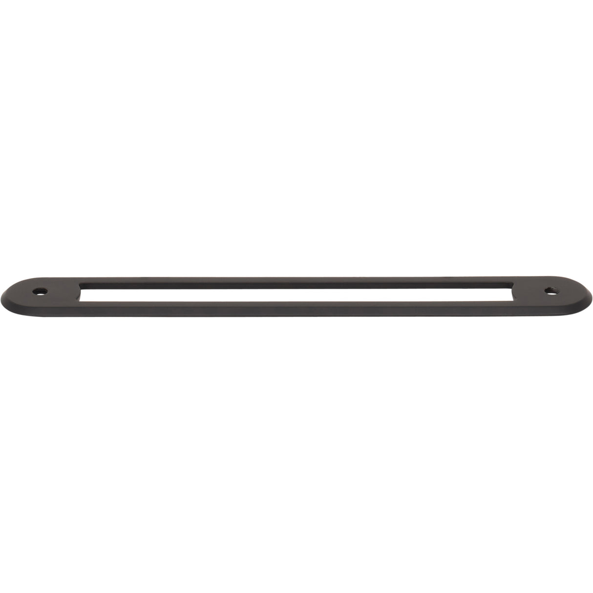 Top Knobs TK3354BLK Brockwell 6 5/16" Center to Center Pull Backplate Flat Black