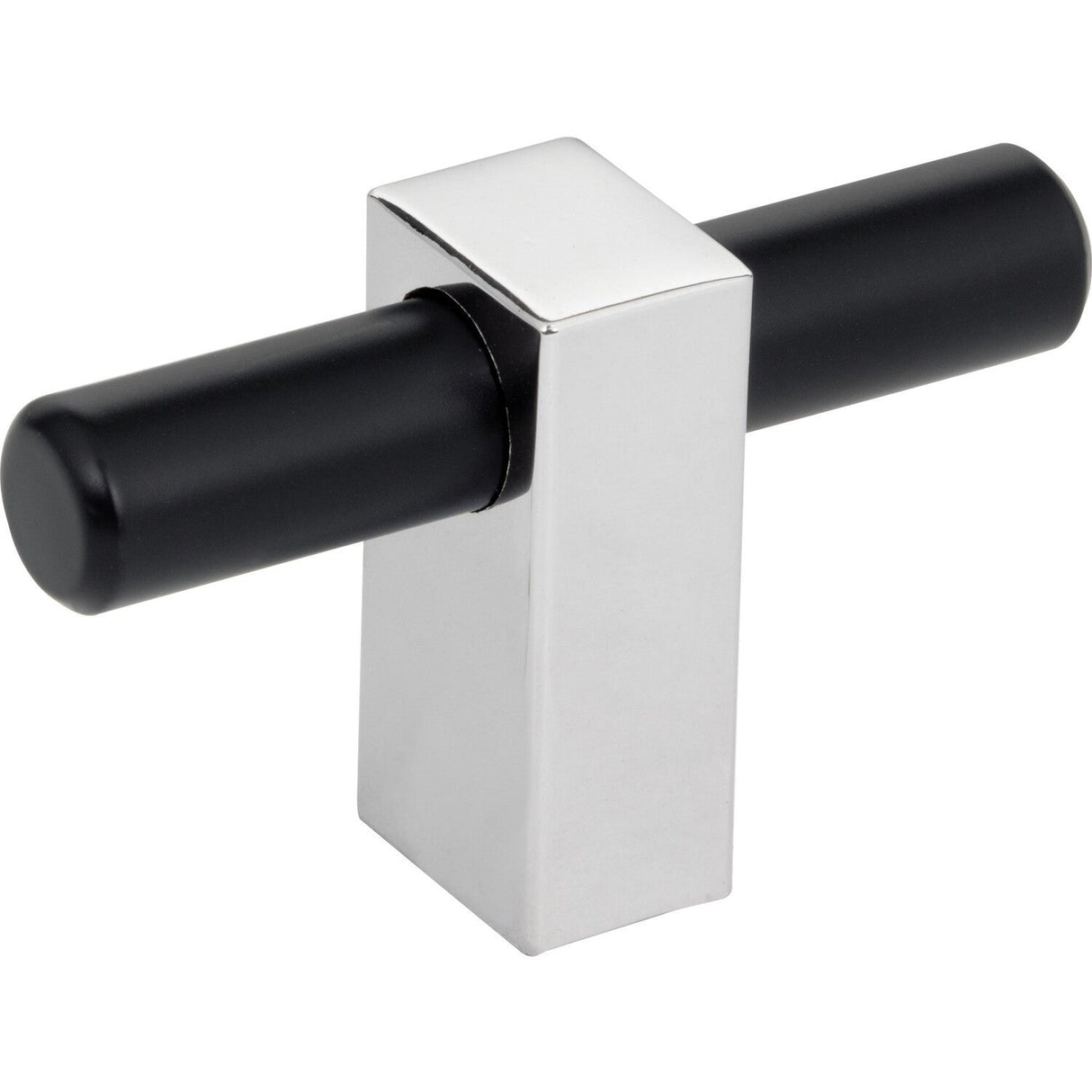 Jeffrey Alexander 478T-MBPC Larkin 2 cabinet knob in satin stainless, additional view