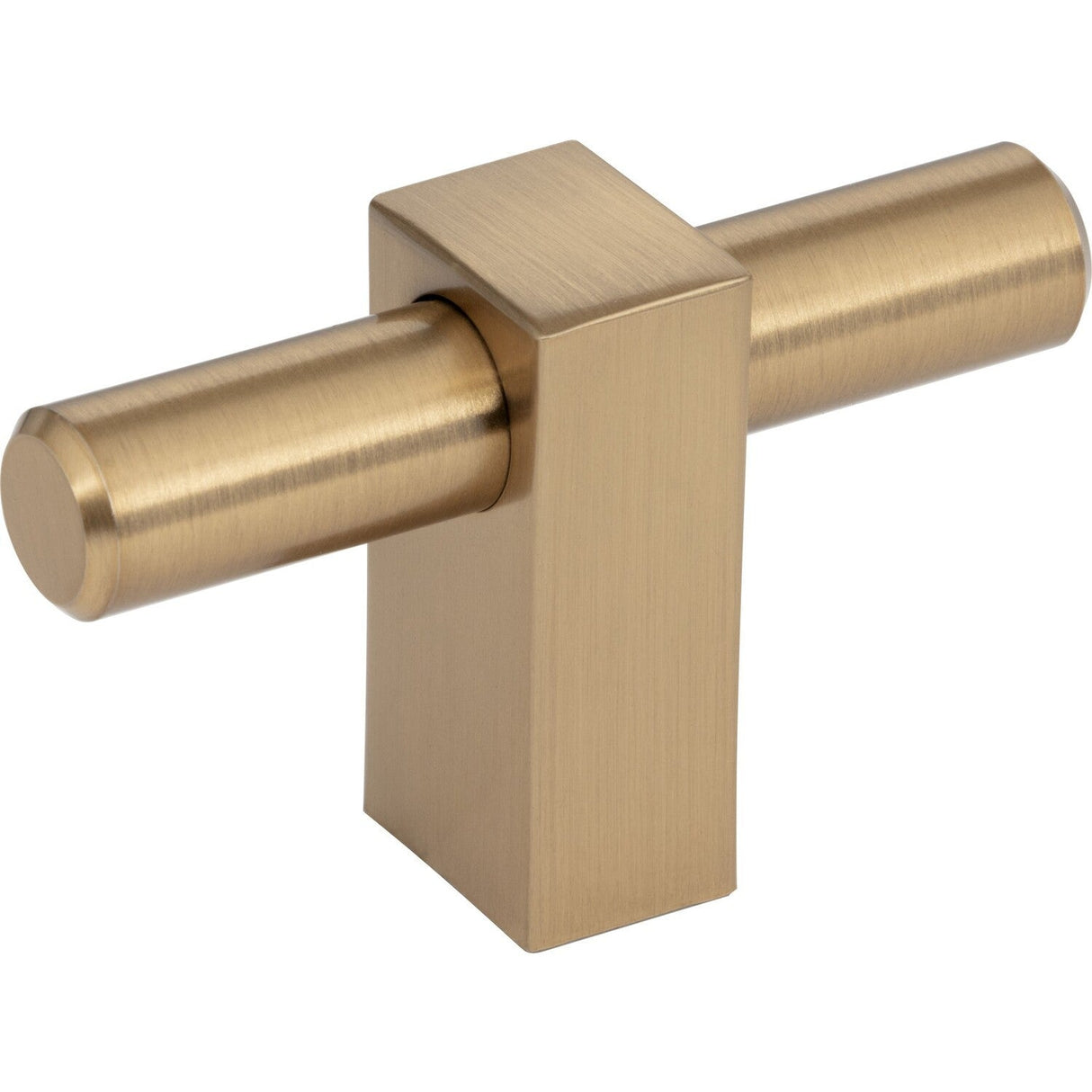 Jeffrey Alexander 478T-SBZ Larkin 2 cabinet knob in satin stainless, additional view