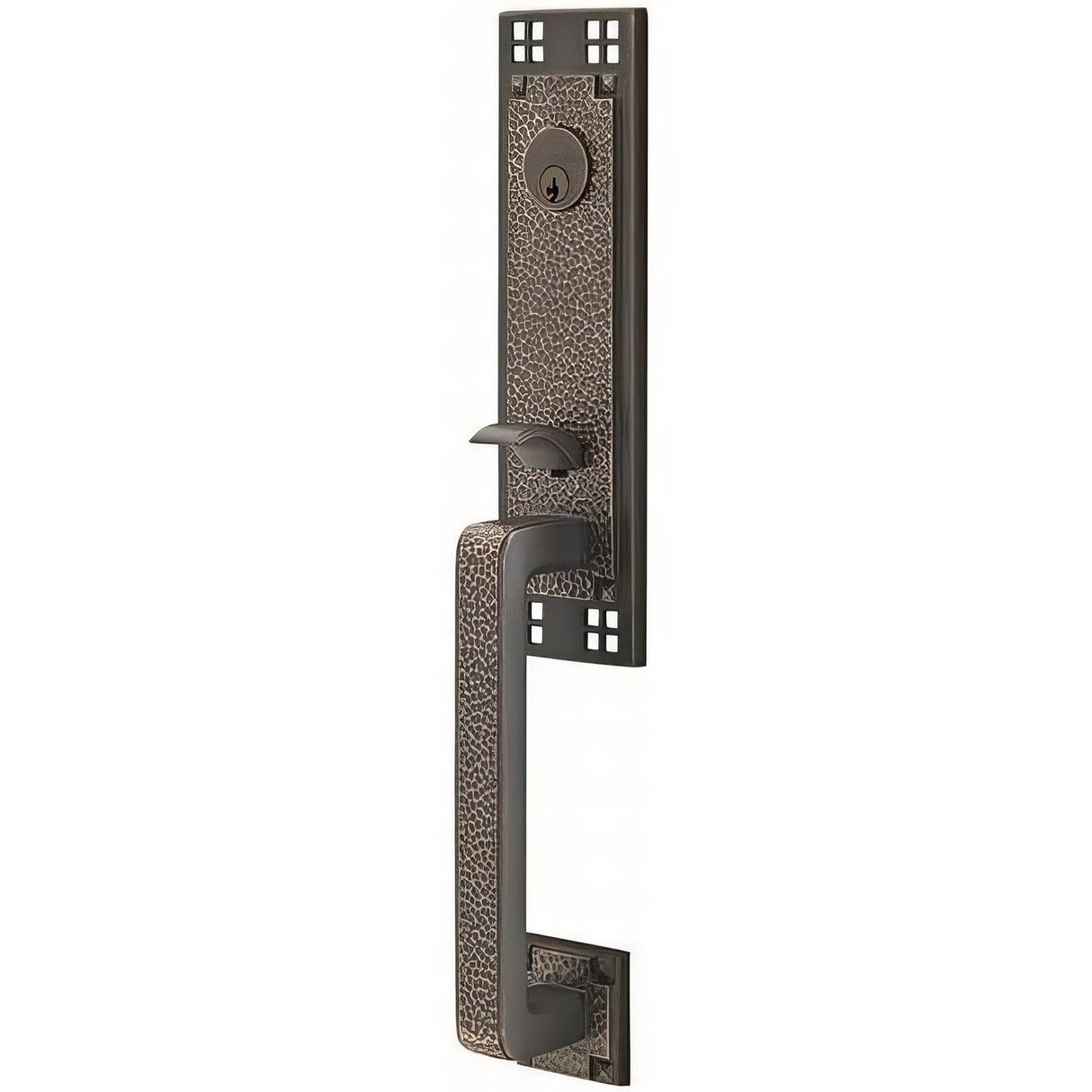 Emtek 4811HMUS10BRH oil rubbed bronze single cylinder handleset