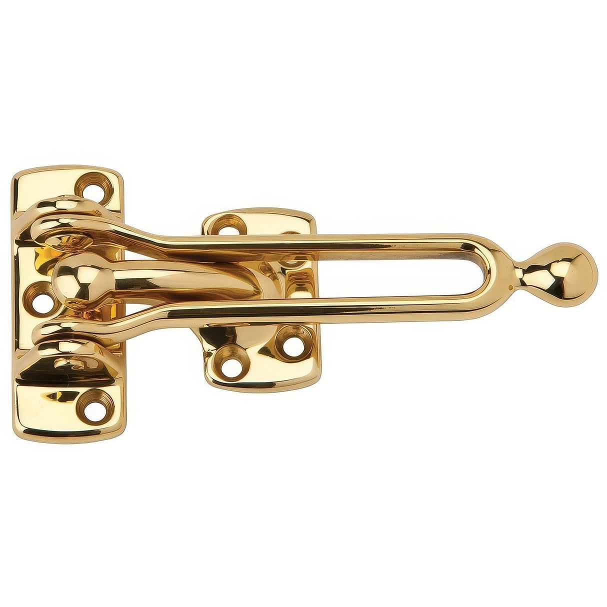 Ives 482B3 polished brass door guard