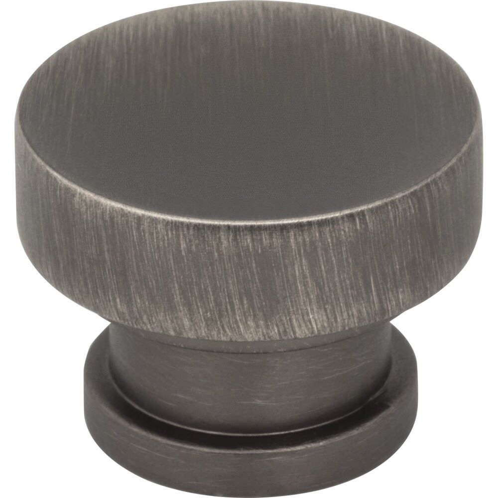 Jeffrey Alexander 484BNBDL brushed pewter cabinet knob
