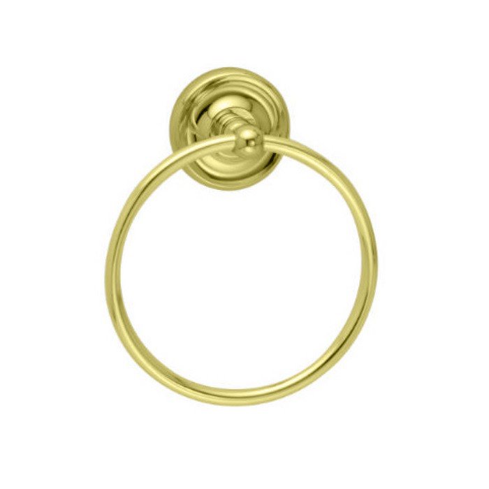 Orca Hardware 4860-SB satin brass towel ring