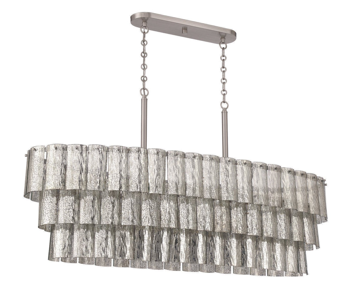 Craftmade 48677-BNK brushed polished nickel island
