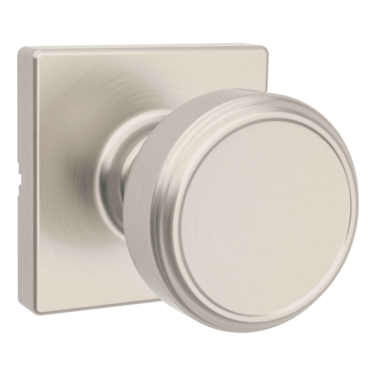 Kwikset Maven Half Dummy Door Knob in Satin Nickel