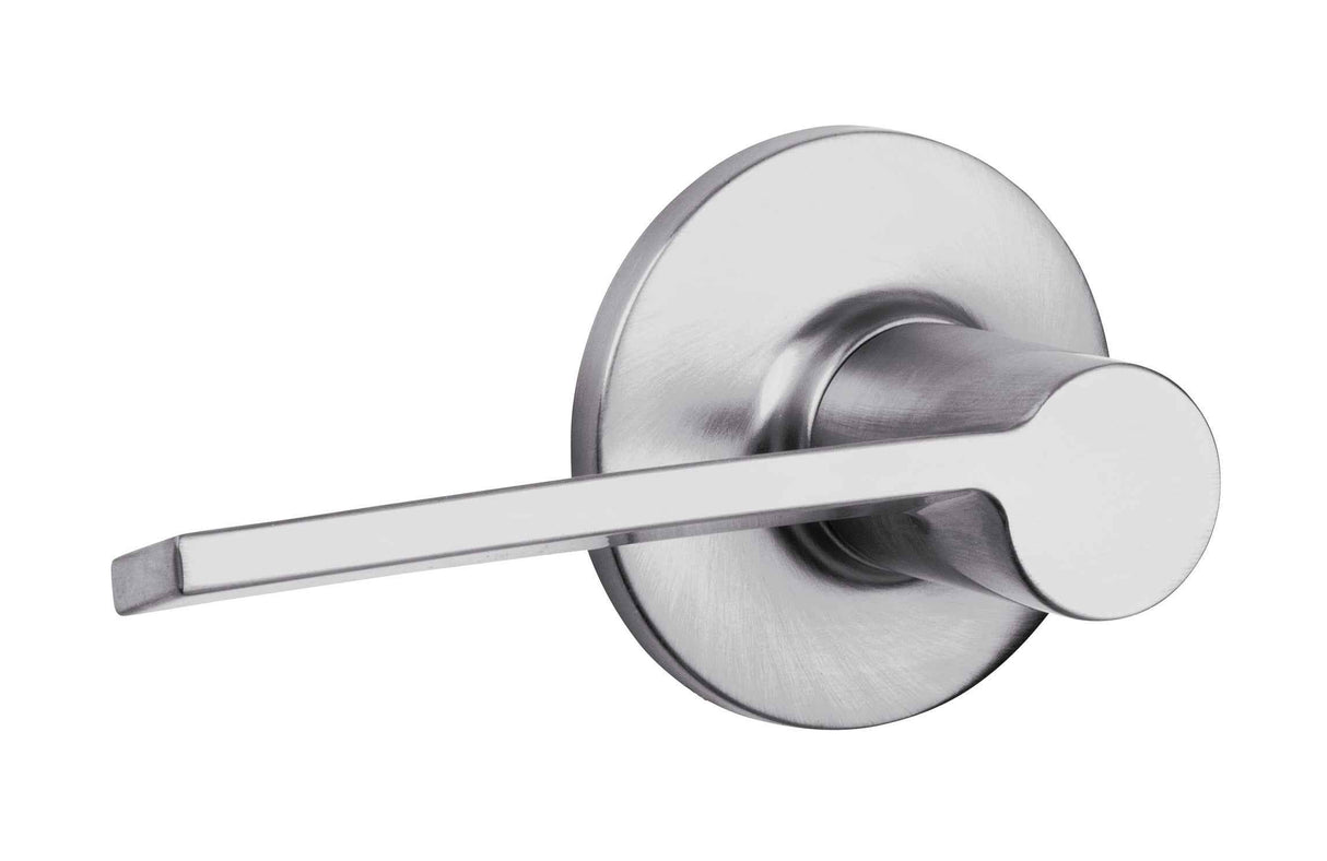 Kwikset Left Hand Palmina Half Dummy Door Lever in Satin Chrome