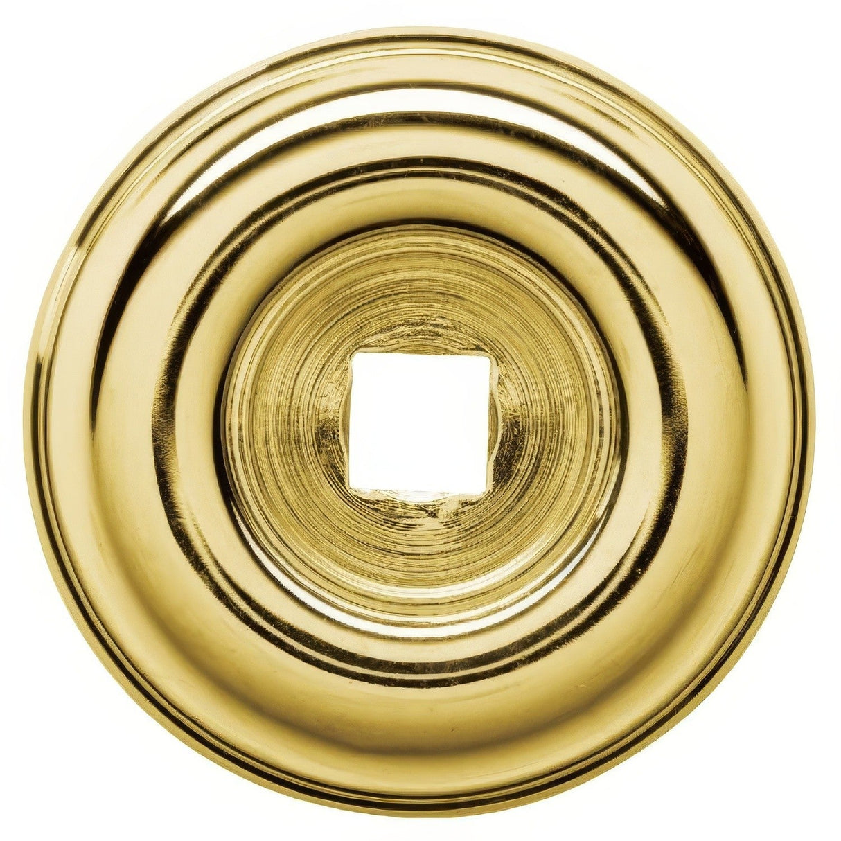 Baldwin 4902003 lifetime brass cabinet knob backplate