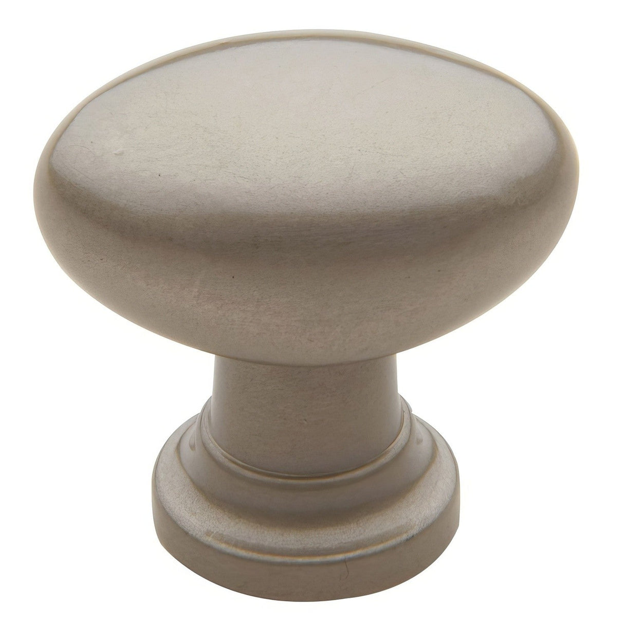 Baldwin 4910150 satin nickel oval cabinet knob
