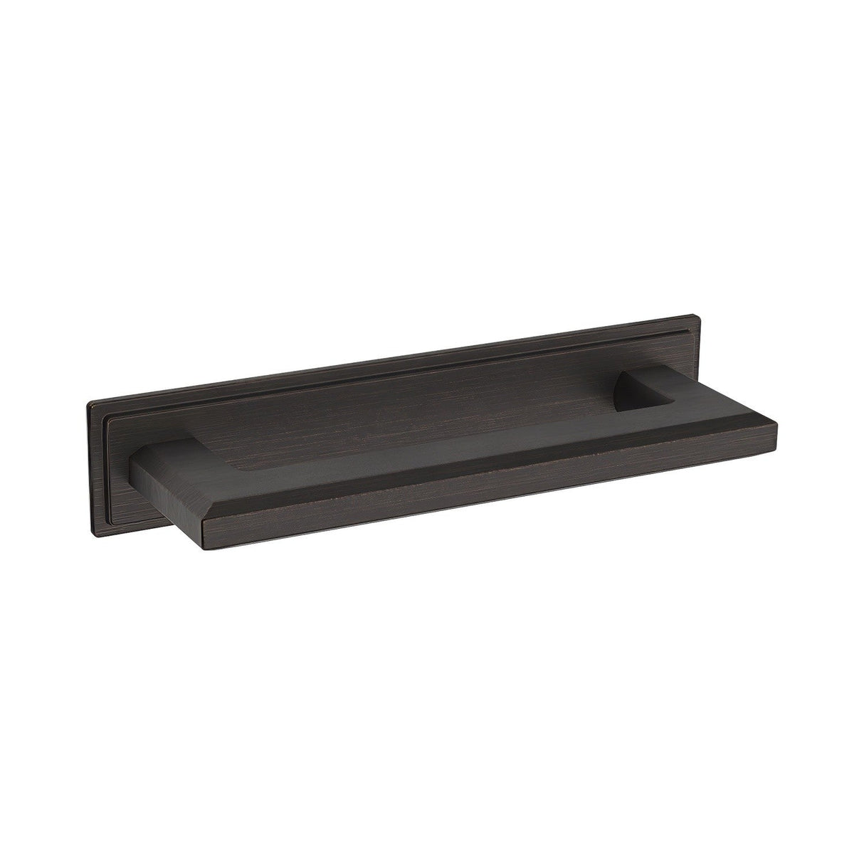 Baldwin 4940112 venetian bronze cabinet pull backplate