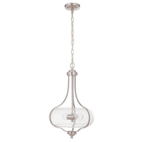 Craftmade 49992-BNK Serene 2 Light Pendant Brushed Polished Nickel