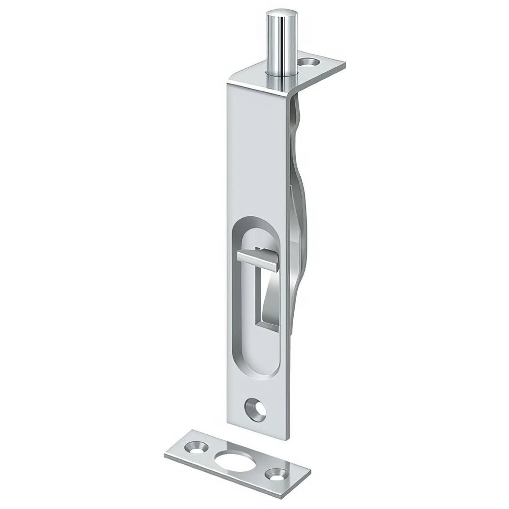 Deltana 4FBS26 polished chrome flush bolt