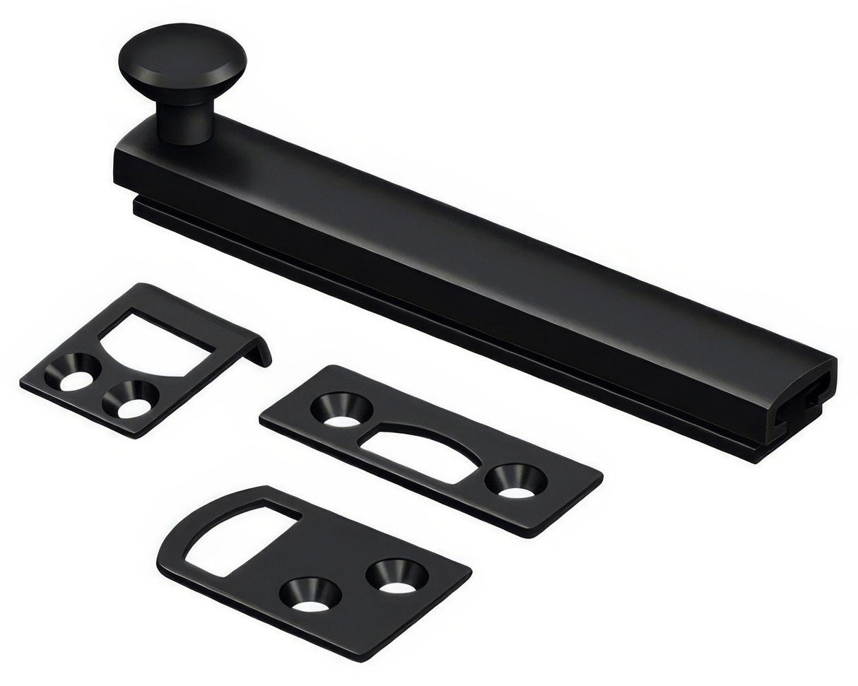 Deltana 4SBCS19 black surface bolt