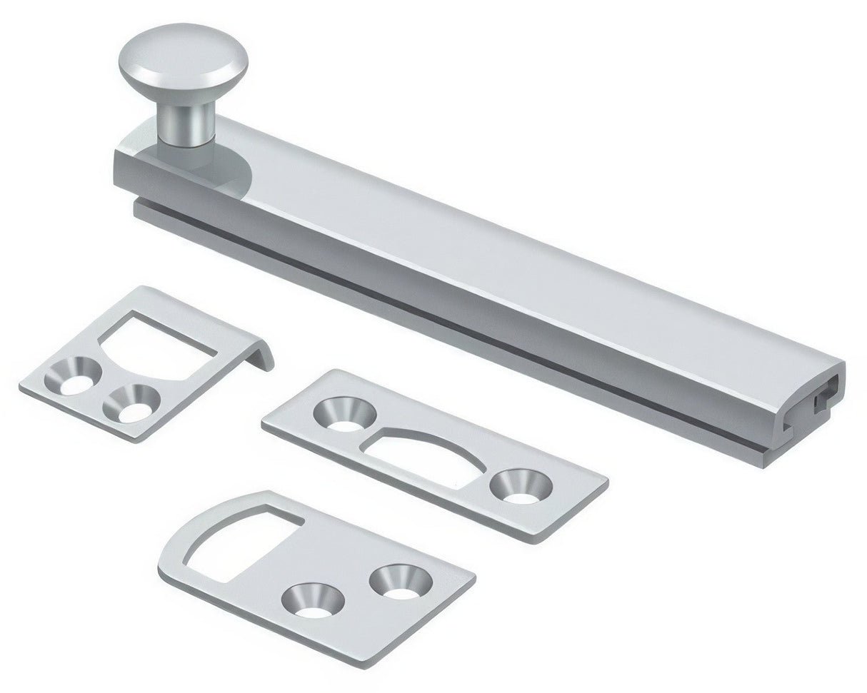 Deltana 4SBCS26 polished chrome surface bolt