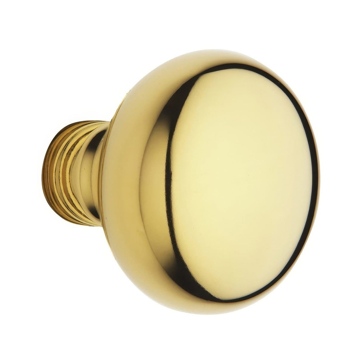 Baldwin 5000031MR polished brass non lacquered brass dummy door knob